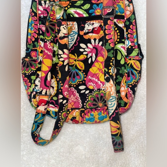 Vera Bradley Retired Midnight Mickey Print Backpack - Picture 9 of 12